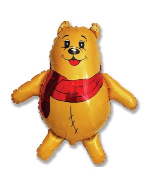 Шар ФИГУРА  Мишка с шарфом