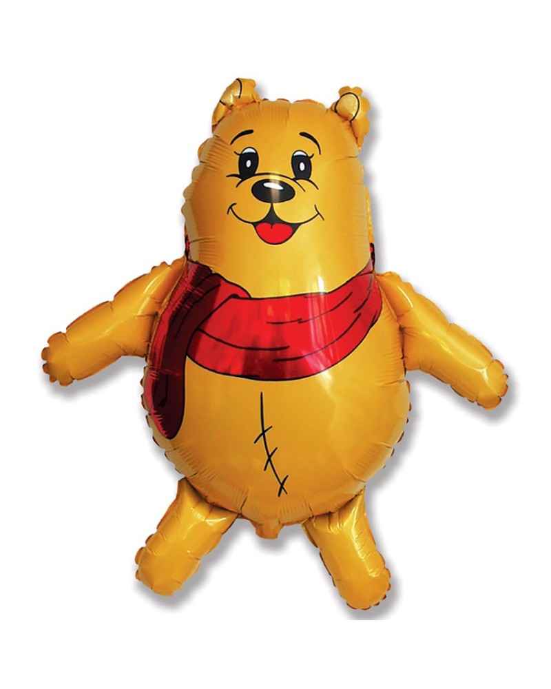 Шар ФИГУРА  Мишка с шарфом