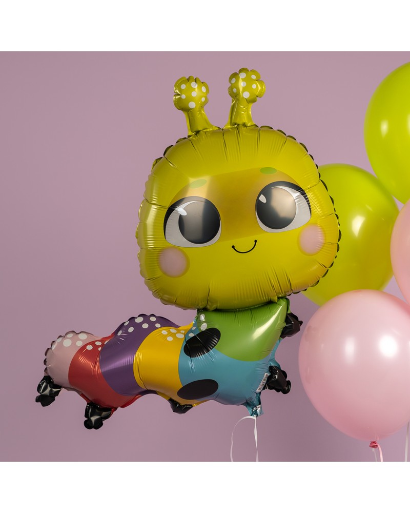 Шар (33''/84 см) Фигура, Яркая гусеница