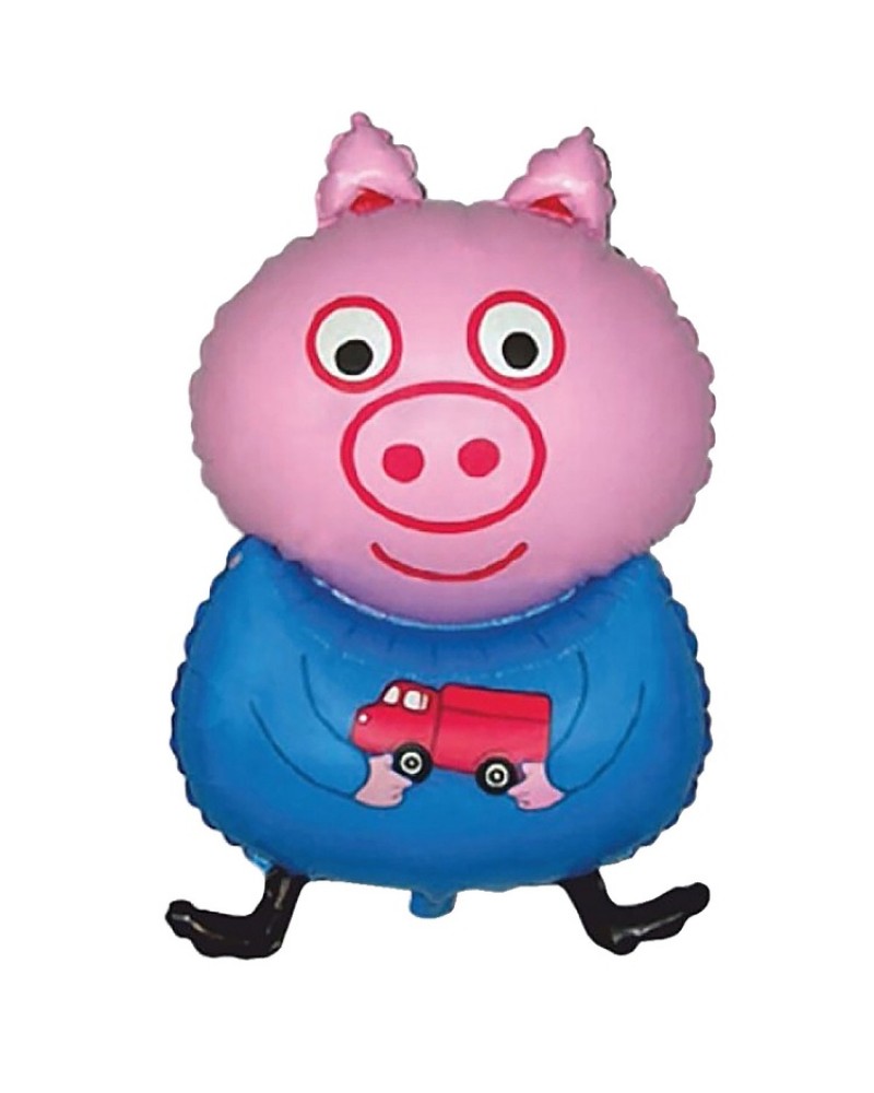 Шар ФИГУРА/11 Поросенок с машинкой/FM
