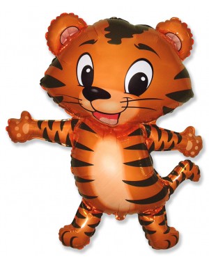 Шар (36''/91 см) Фигура, Тигренок, Черные полоски