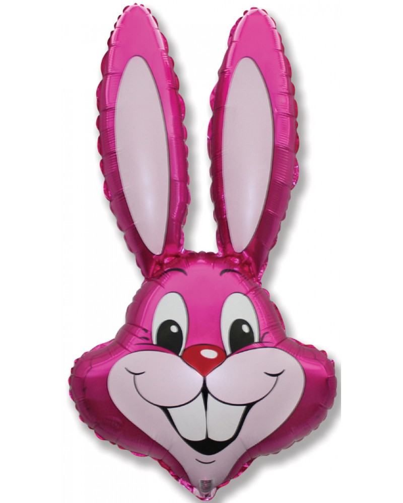 Шар (35''/89 см) Фигура, Заяц , цвет в ассортименте