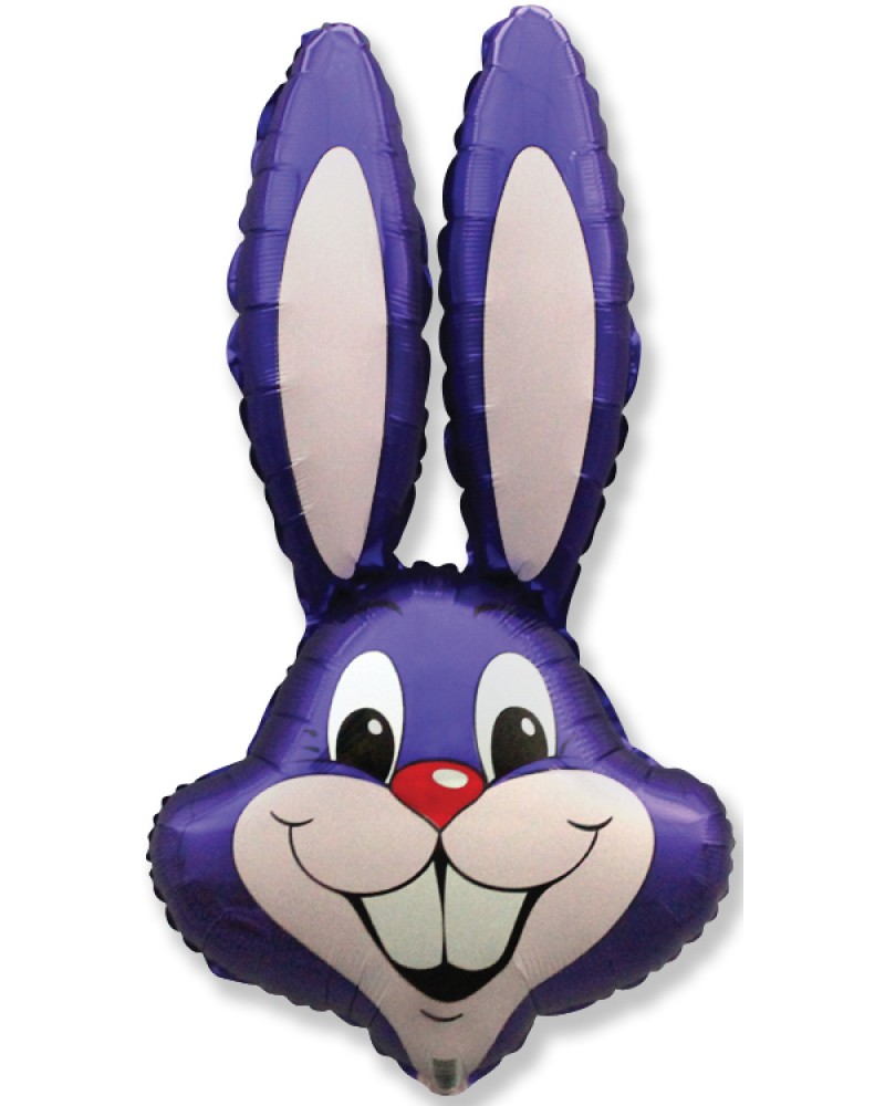 Шар (35''/89 см) Фигура, Заяц , цвет в ассортименте