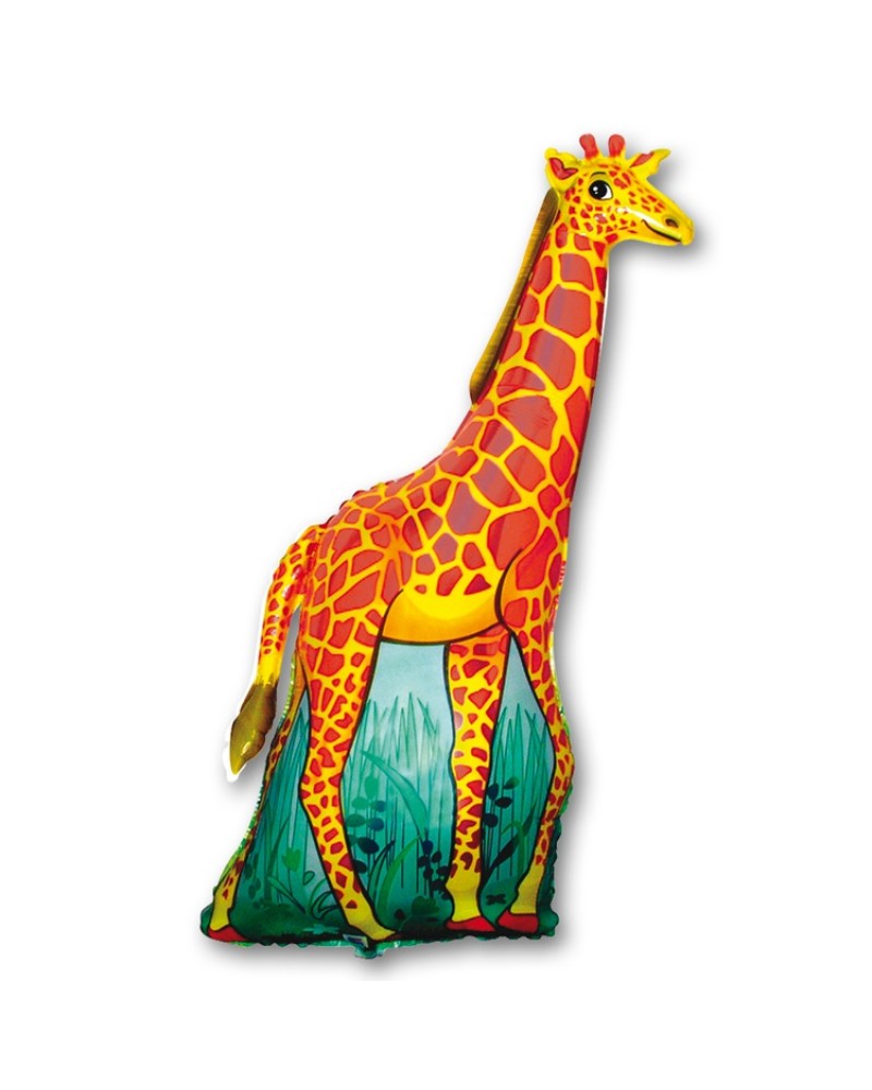 Шар ФИГУРА Жираф оранжевый