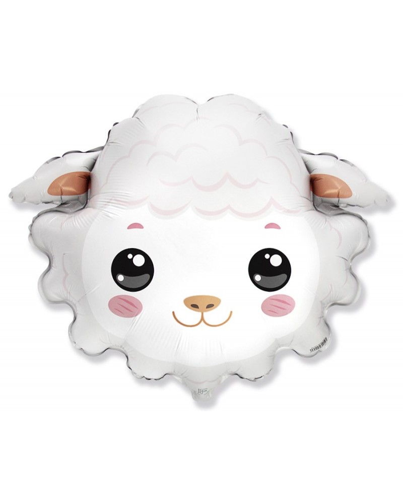 Шар (30''/76 см) Фигура, Голова, Нежная Овечка