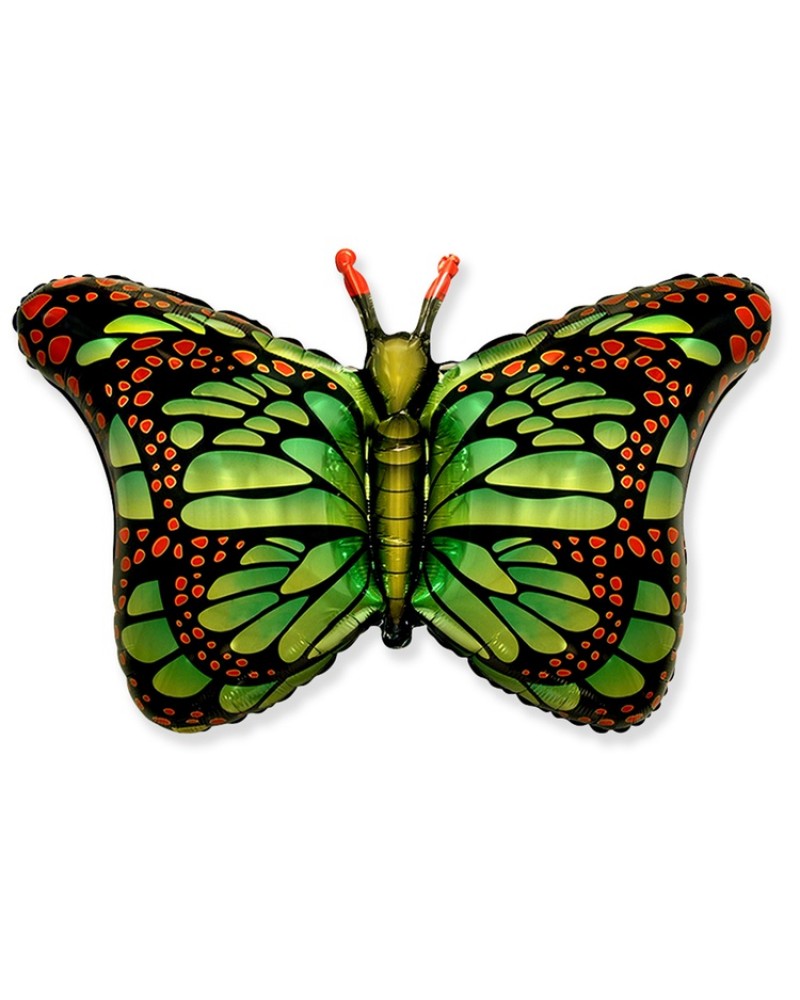 Шар ФИГУРА Бабочка крылья зеленые