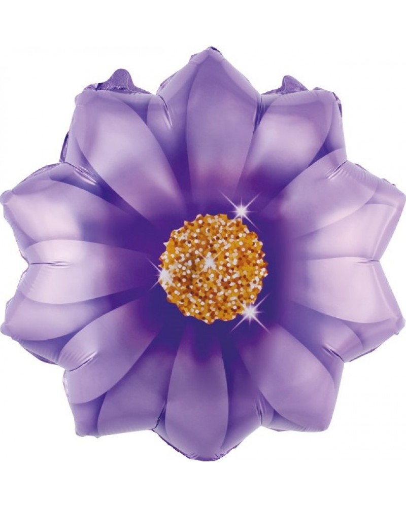 Шар (21''/53 см) Цветок, Сиреневый