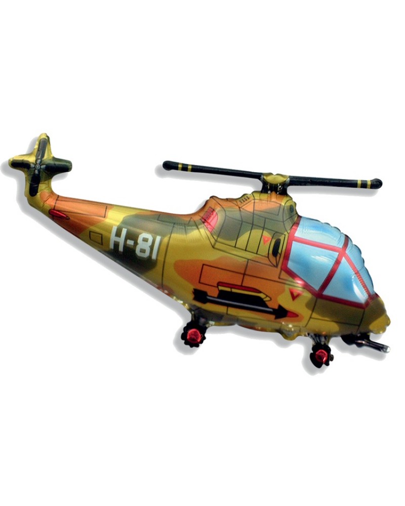 Шар ФИГУРА Вертолет милитари