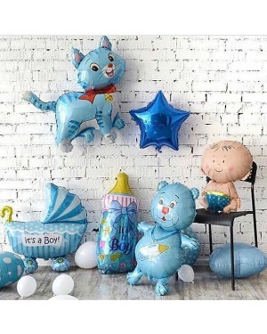 Шар (37''/94 см) Фигура, Любимый котенок, Синий