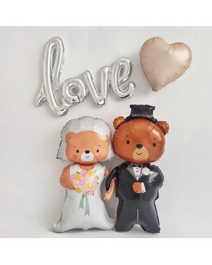 Шар (41''/104 см) Фигура, Надпись "Love", Серебро