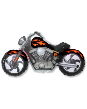 Шар (45''/114 см) Фигура, Байк, Черный