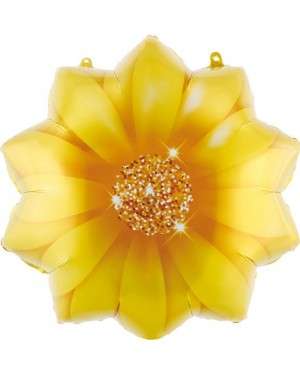 Шар (21''/53 см) Цветок, Желтый