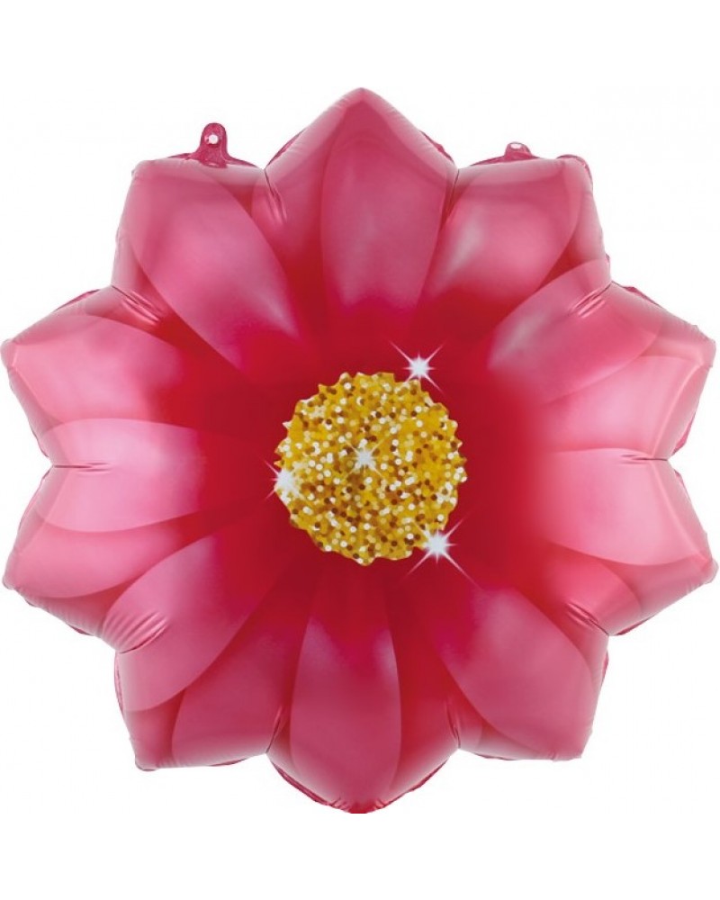 Шар (21''/53 см) Цветок, Красный