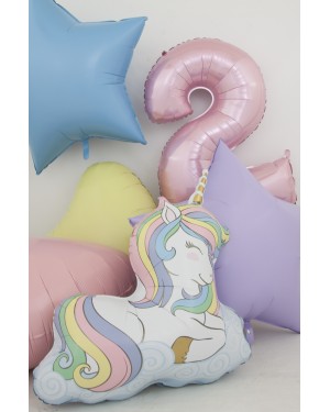 Шар (34''/86 см) Фигура, Нежный единорог на облаках