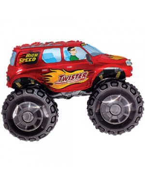 Шар (38''/97 см) Фигура, Бигфут, Красный