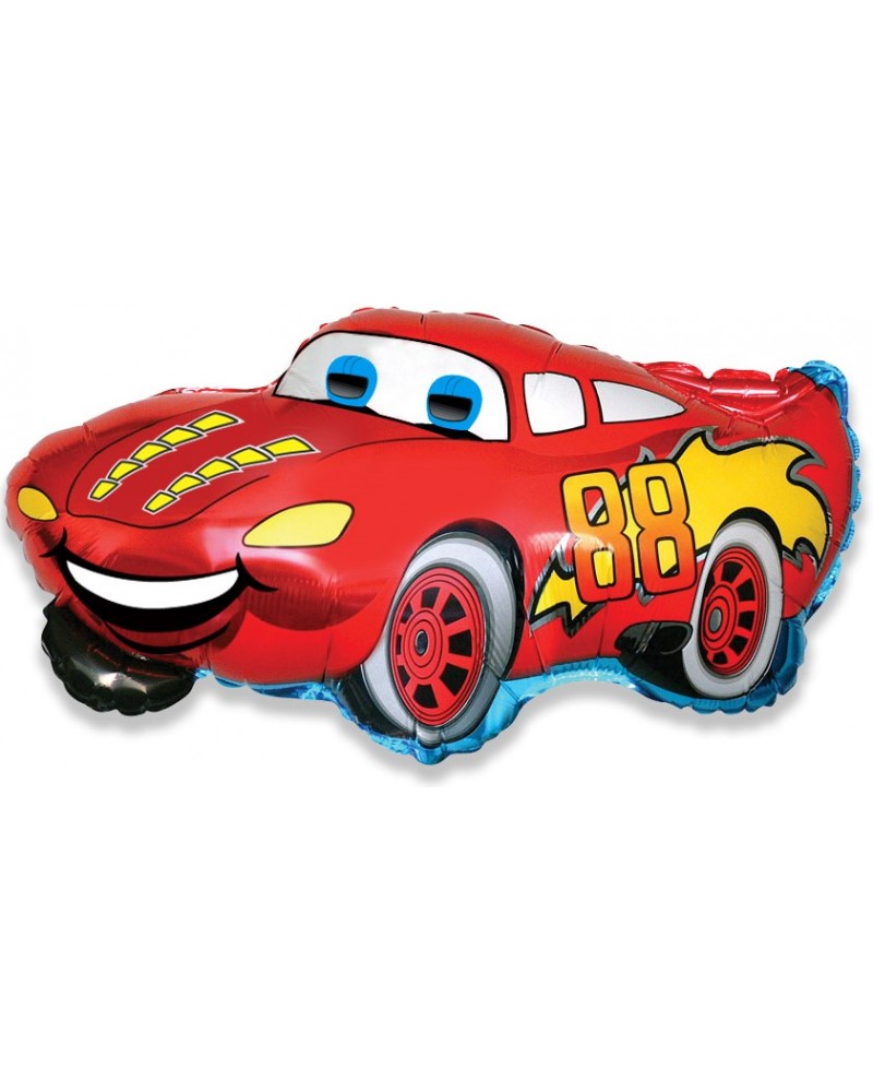 Шар (32''/81 см) Фигура, Гоночная машина, Красный (тачка)