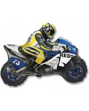 Шар (31''/79 см) Фигура, Мотоцикл, Синий