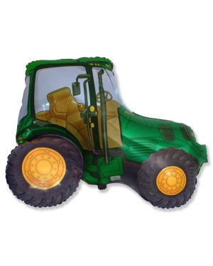 Шар (37''/94 см) Фигура, Трактор, Зеленый