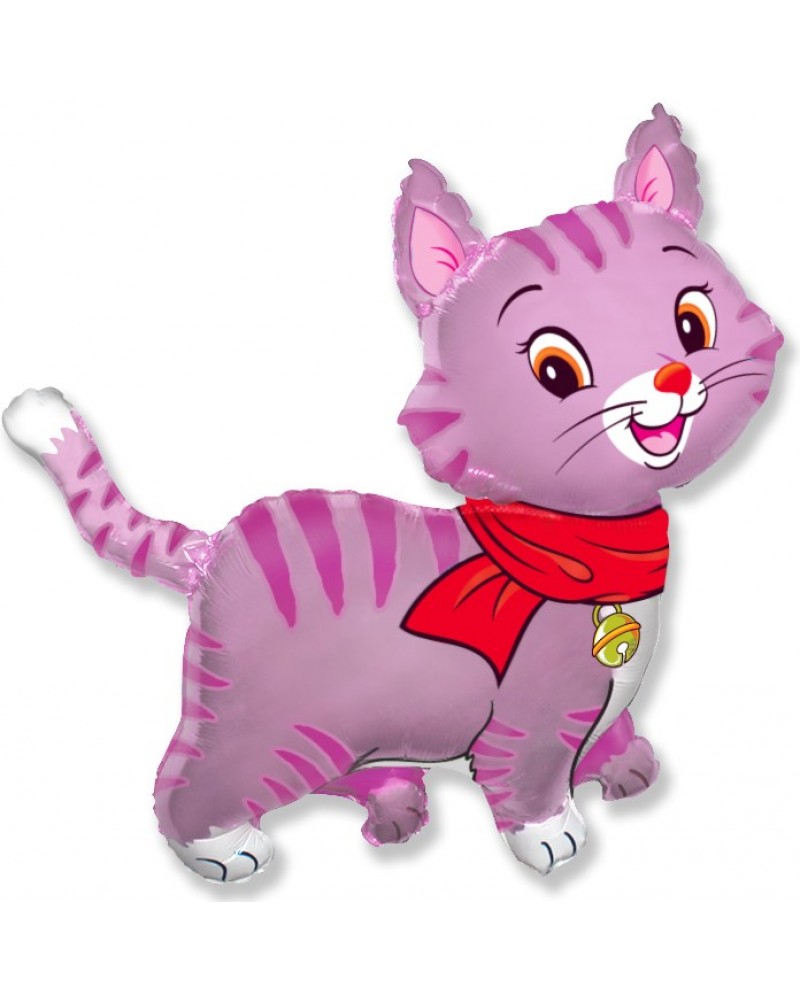 Шар (37''/94 см) Фигура, Любимый котенок, Фуше