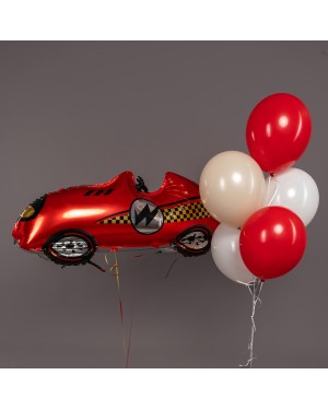 Шар (43''/109 см) Фигура, Гоночная машина, Формула 1, Красный