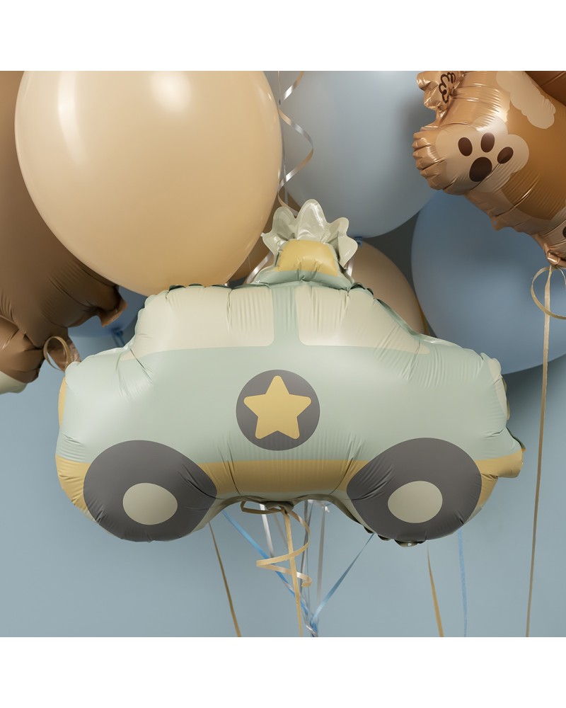 Шар (22''/56 см) Фигура, Полицейская машина, Сатин