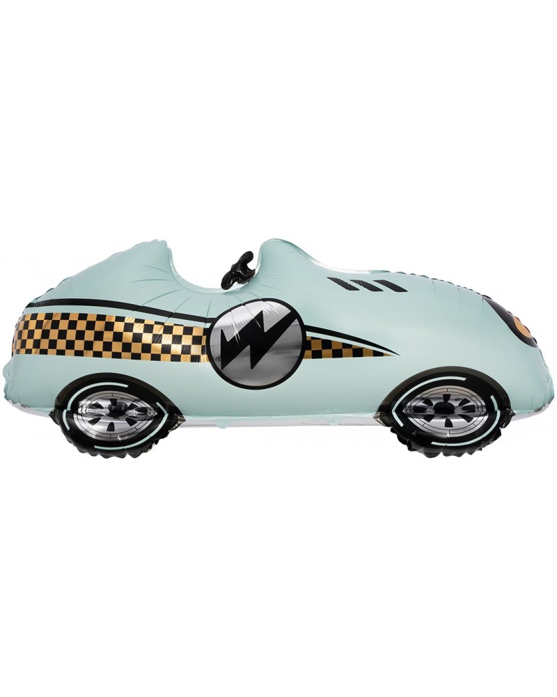 Шар (43''/109 см) Фигура, Гоночная машина, Формула 1, Голубой