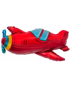 Шар (35''/89 см) Фигура, Самолет, Красный