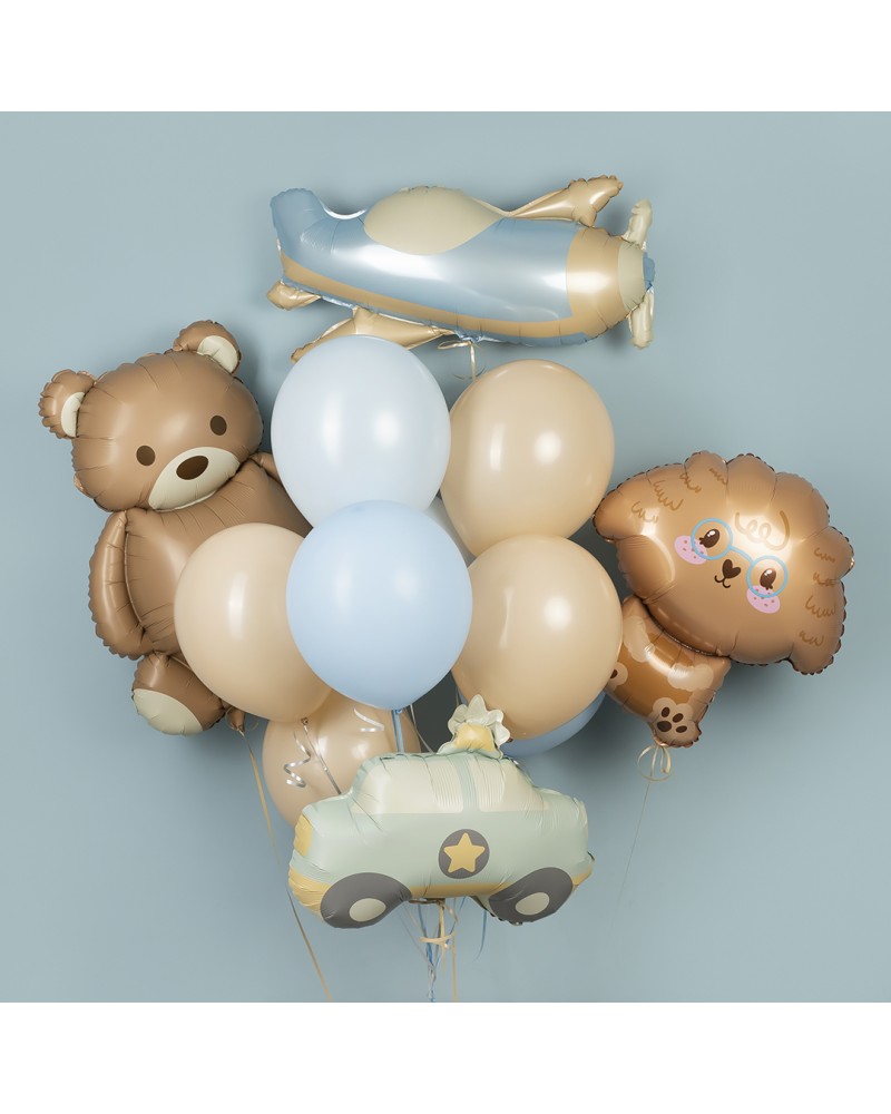 Шар (22''/56 см) Фигура, Полицейская машина, Сатин