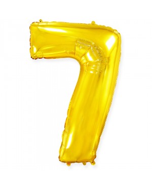 Шар (40''/102 см) Цифра, 7, Золото