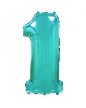 Шар (40''/102 см) Цифра, 1, Тиффани