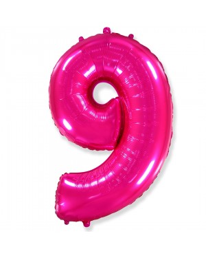 Шар (40''/102 см) Цифра, 9, Фуше