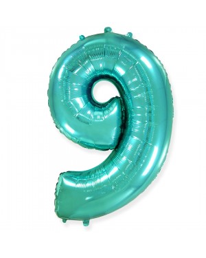 Шар (40''/102 см) Цифра, 9, Тиффани
