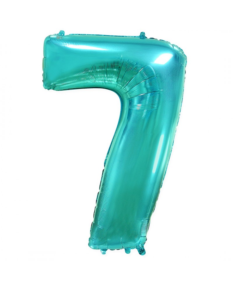 Шар (40''/102 см) Цифра, 7, Тиффани