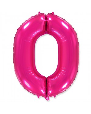 Шар (40''/102 см) Цифра, 0, Фуше