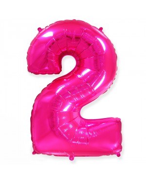 Шар (40''/102 см) Цифра, 2, Фуше